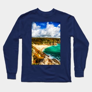 Porthcurno Beach, Cornwall Long Sleeve T-Shirt